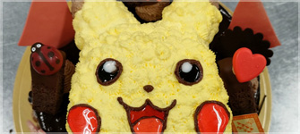 キャラクターケーキの例
